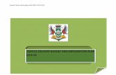 SERVICE DELIVERY BUDGET AND IMPLEMATION PLAN 2019-20