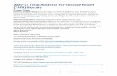 2020–21 Texas Academic Performance Report Glossary