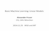 Basic Machine Learning: Linear Models