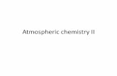 Atmospheric chemistry II - Helsinki