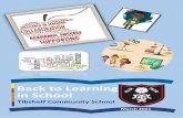 Back to Learning in School - Tibshelf School