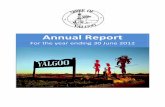 Annual Report - Shire of Yalgoo