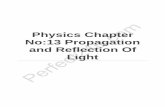 Physics Chapter No:13 Propagation and Reflection Of Light