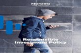 Responsible Investment Policy - Nordea