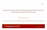 Substance Use and Social Networks after Moving into ...