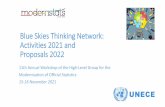 Blue Skies Thinking Network: Activities 2020 and Proposals ...