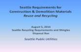 Seattle Requirements for Construction & Demolition Materials