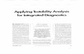 Applying Testability AnaIysis br Integrated Diagnostics
