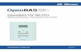 LT-6131 OpenBAS-HV-WLSTH Installation Manual - Mircom