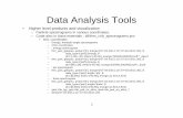 Data Analysis ToolsData Analysis Tools