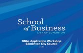 Edmonton City Council GBA+ Application Workshop