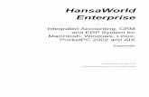 HansaWorld Enterprise Expenses manual