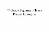 8th Grade Advanced Track Project Examplar