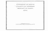TOWNSHIP OF WHITE COUNTY OF WARREN REPORT OF AUDIT …