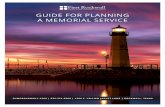 GUIDE FOR PLANNING A MEMORIAL SERVICE