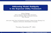 Addressing Model Ambiguity in the Expected Utility Framework