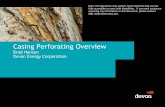 Casing Perforating Overview