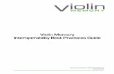 Violin Memory Interoperability Best Practices Guide