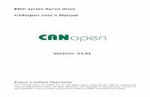 EDC series Servo drive CANopen user’s Manual