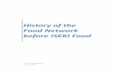 History of the Food Network before ISEKI Food
