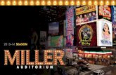 Miller Auditorium 2013–14 Season Brochure