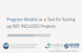 Program Models as a Tool for Scaling up NSF INCLUDES Projects