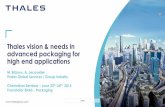 Thales vision & needs in advanced packaging for high end ...