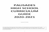 PALISADES HIGH SCHOOL CURRICULUM GUIDE 2020-2021