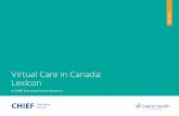 Virtual Care in Canada: Lexicon