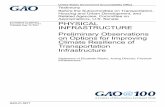 GAO-21-516T, PHYSICAL INFRASTRUCTURE: Preliminary ...