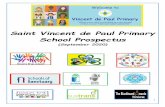 Saint Vincent de Paul Primary School Prospectus