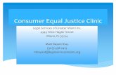 Consumer Equal Justice Clinic - flabizlaw.org