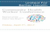 United For Better Health Community Health Worker Conference