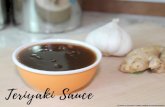 Teriyaki Sauce - John C. Stalker Institute of Food and ...