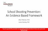 School Shooting Prevention: An Evidence Based Framework