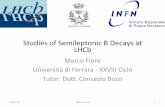 Studiesof Semileptonic(B Decays(at( LHCb(