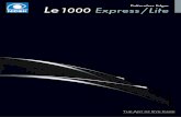 Le 1000 Series Specifications Le1000