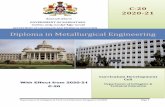 Diploma in Metallurgical Engineering