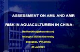 ASSESSMENT ON AMU AND AMR RISK IN AQUACULTUREIN IN …