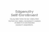 Edgenuity Self-Enrollment