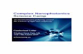 Preface - Complex Nanophotonics Science Camp