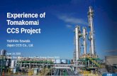 Experience of Tomakomai CCS Project
