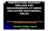 NATUKUNDA Temp gradient drilling and measurements at ...