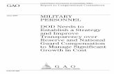 GAO-07-828 Military Personnel: DOD Needs to Establish a ...
