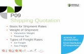 P09 Shipping Quotation