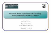 Network Time Synchronization using Decentralized Kalman ...
