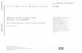 When is Foreign Aid - World Bank