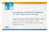 Developing a Reference Material for VOC Emissions ...