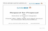 Request for Proposal - Bank of India