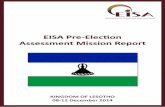 EISA Pre-Election Assessment Mission Report